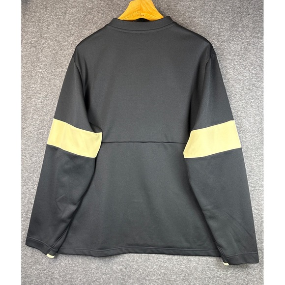 Nike Purdue Boilermakers Dri-Fit 3/4 Zip Pullover Men XXL Black On field Jacket - Picture 5 of 12